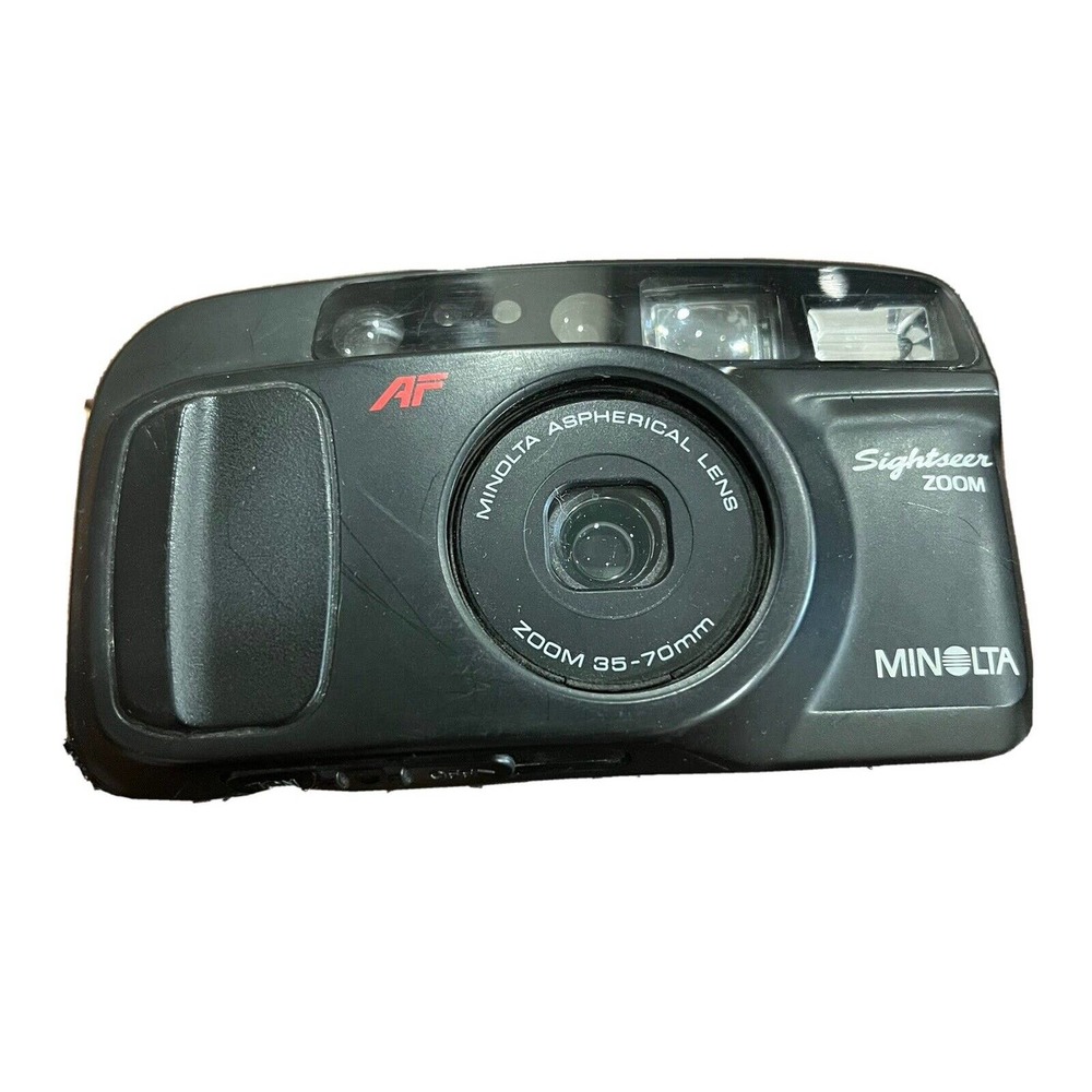 Minolta Sightseer Zoom 35mm Film Camera w/ Aspherical 35-70mm AF Zoom Lens